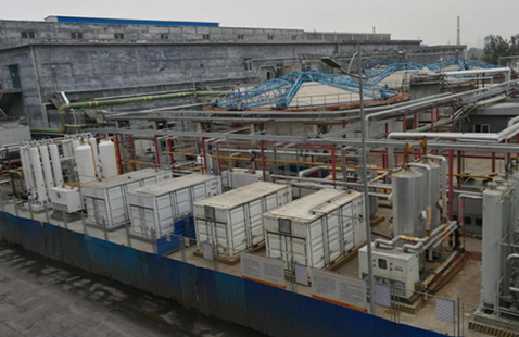 Waste water biogas purification for pipeline bio-natural gas project in Shandong (PSA purification natural gas process)